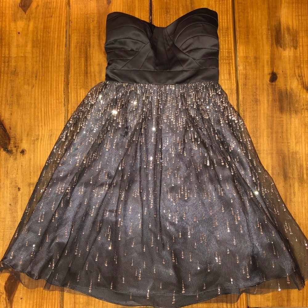 Dark Grey Teardrop Dress